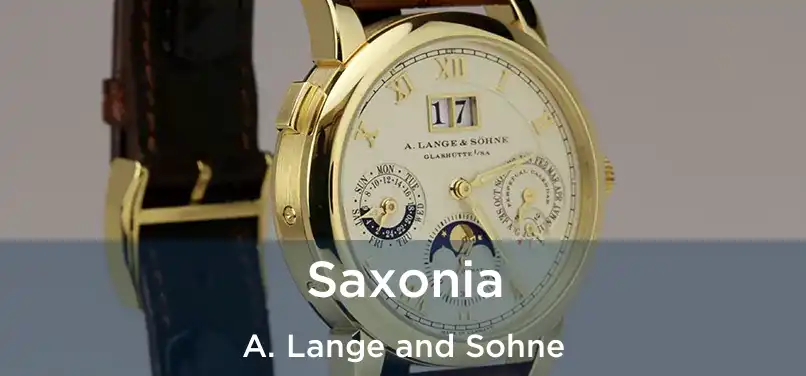  Saxonia A. Lange and Sohne